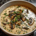 Creamy Mushroom Herb Soup