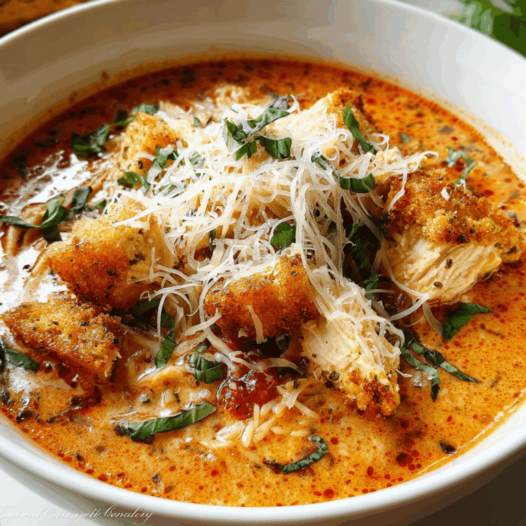 Crockpot Chicken Parmesan Soup