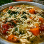 Crockpot Marry Me Chicken Orzo Soup