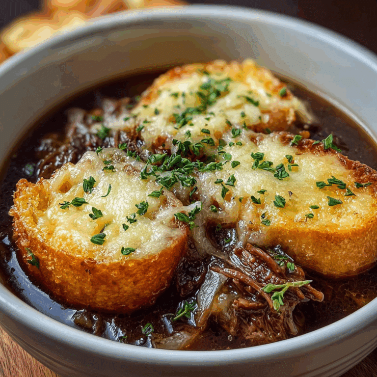 French Onion Short Rib Soup