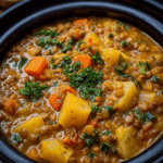 Instant Pot Curried Lentil & Potato Stew