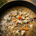 Leftover Turkey Wild Rice Soup