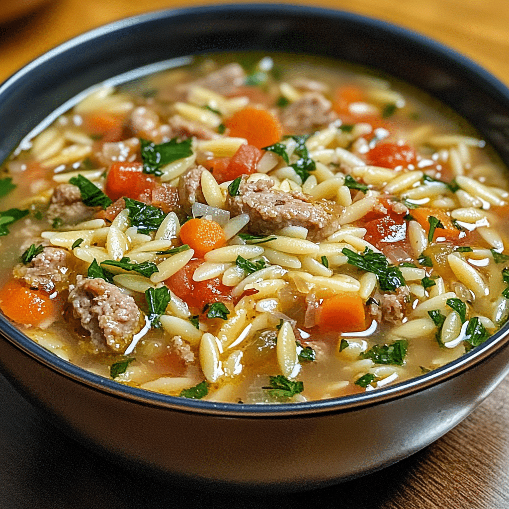 Marry Me Sausage Orzo Soup