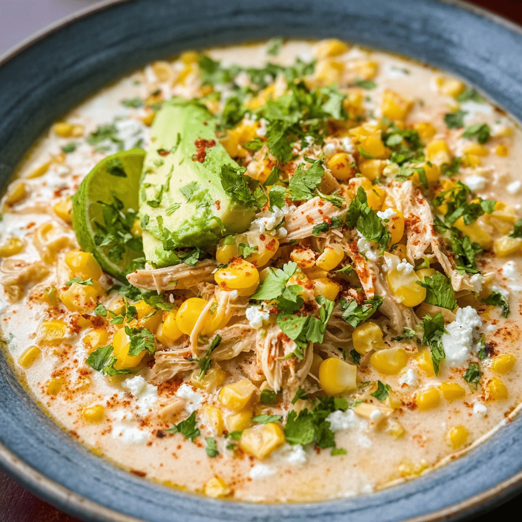 Mexican Street Corn White Chicken Chili
