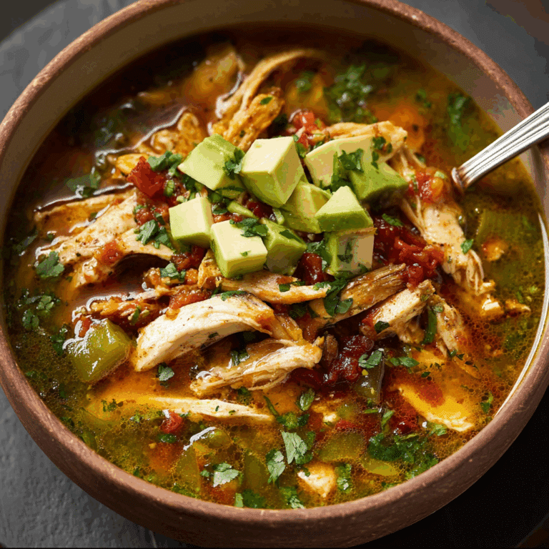 Poblano Chicken Tortilla Soup