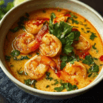 Spicy Coconut Shrimp Soup