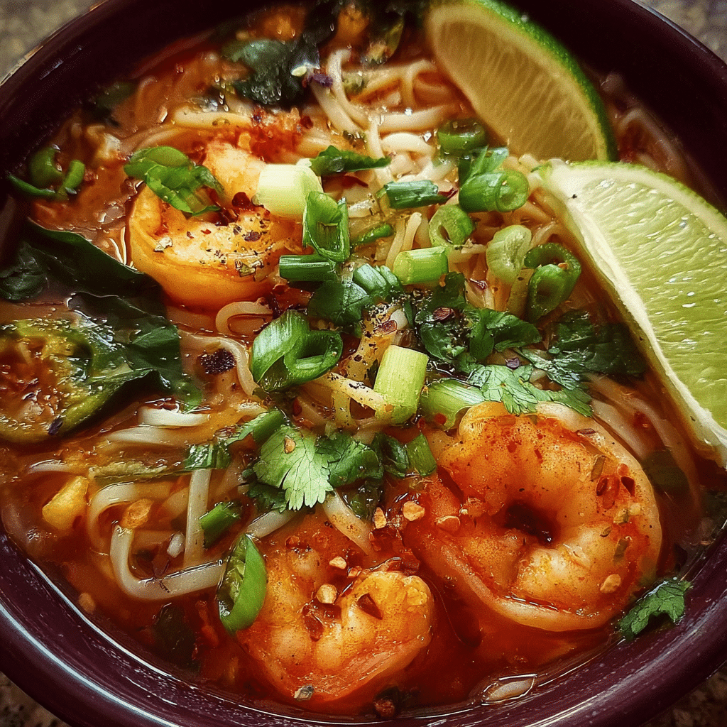 Spicy Shrimp Pho