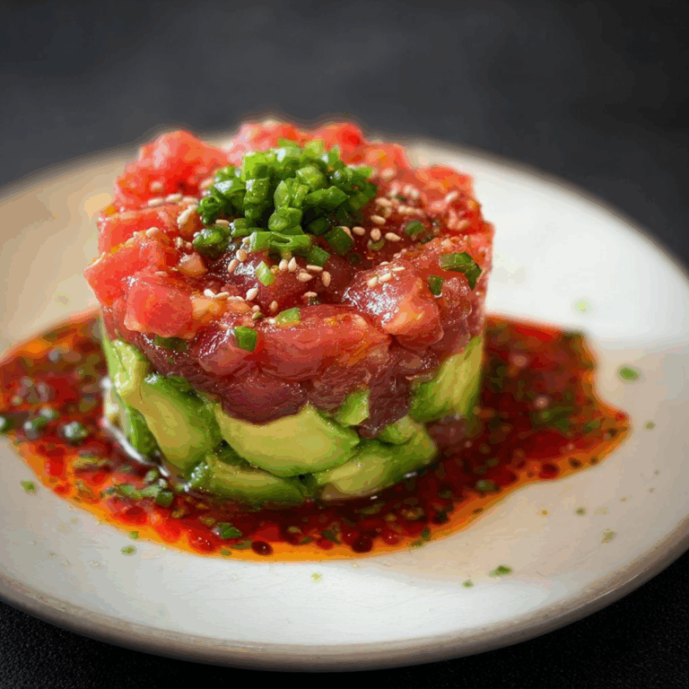 Spicy Tuna Tartare with Avocado