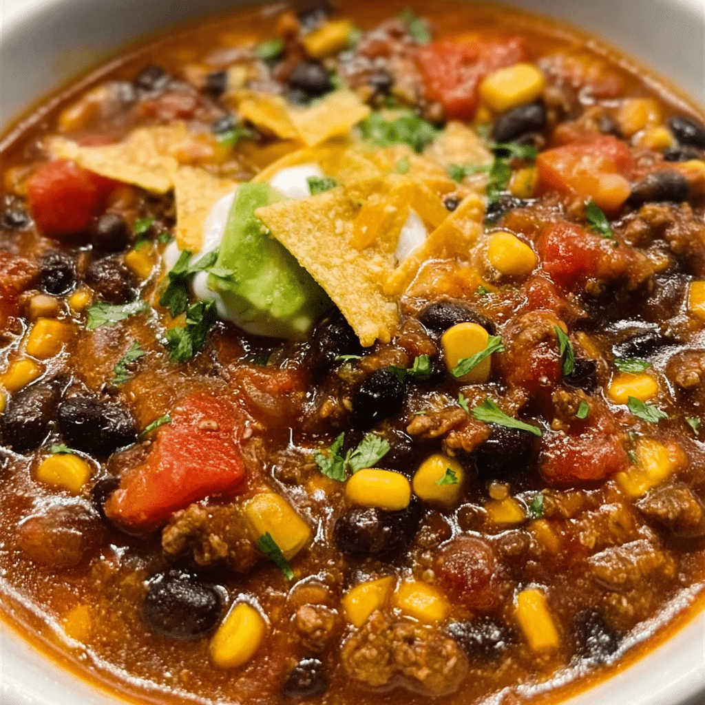 Stovetop Taco Soup