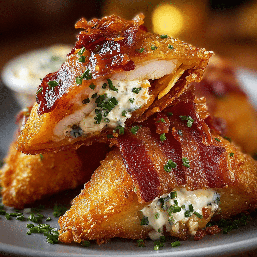 Bacon & Cream Cheese Stuffed Doritos chicken