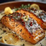 Baked Boursin Salmon
