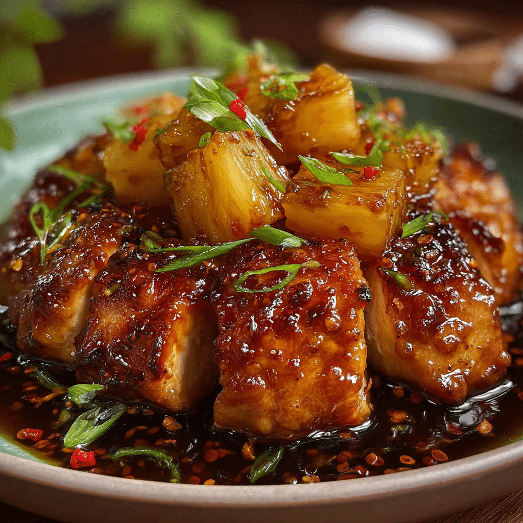 Brown Sugar Pineapple Chicken