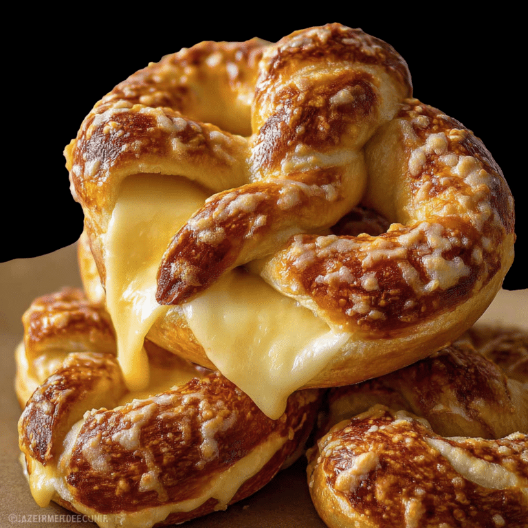 cheese stuffed pretzels