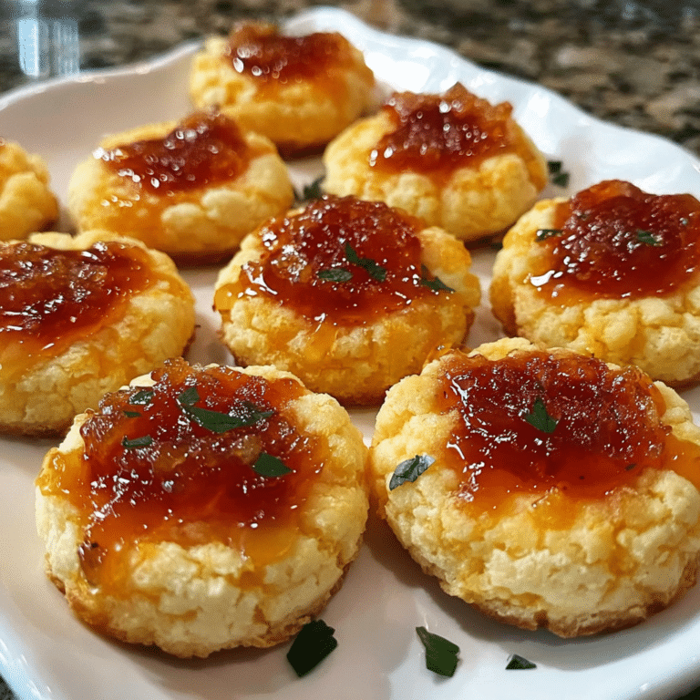 Cheesy Thumbprint Appetizers with Hot