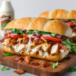 Chopped Chicken Bacon Ranch Sandwich Recipe