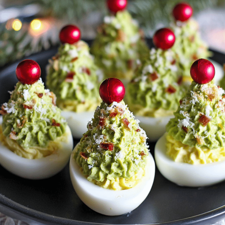 Christmas Tree Deviled Eggs!