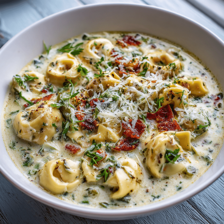 Creamy Tortellini Soup