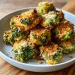 Crispy Broccoli Cheddar Poppers