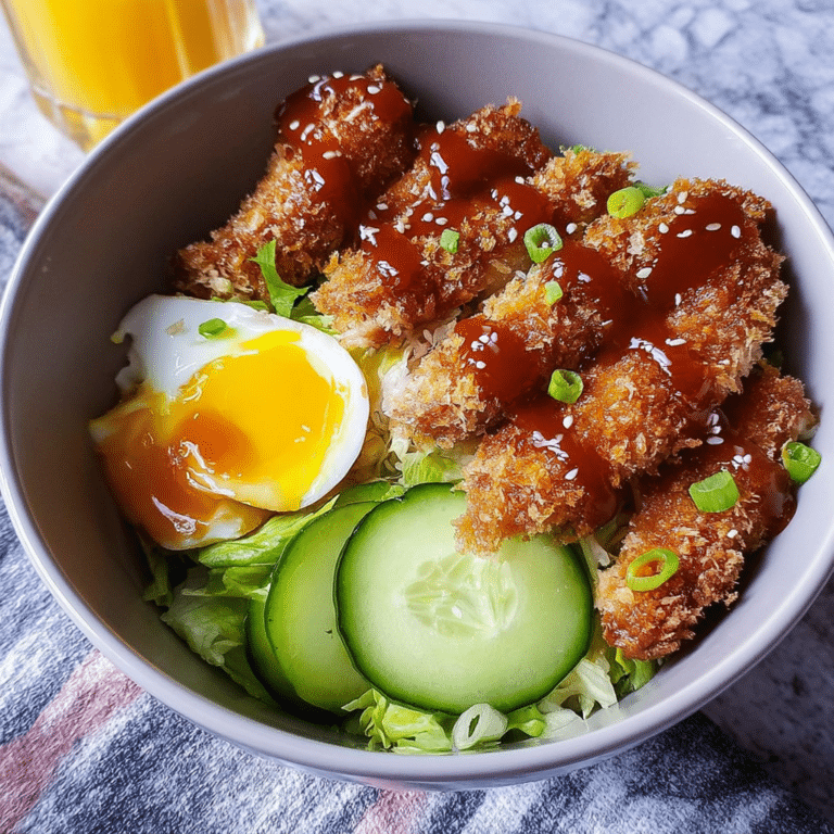 Crispy Japanese Katsu Bowls