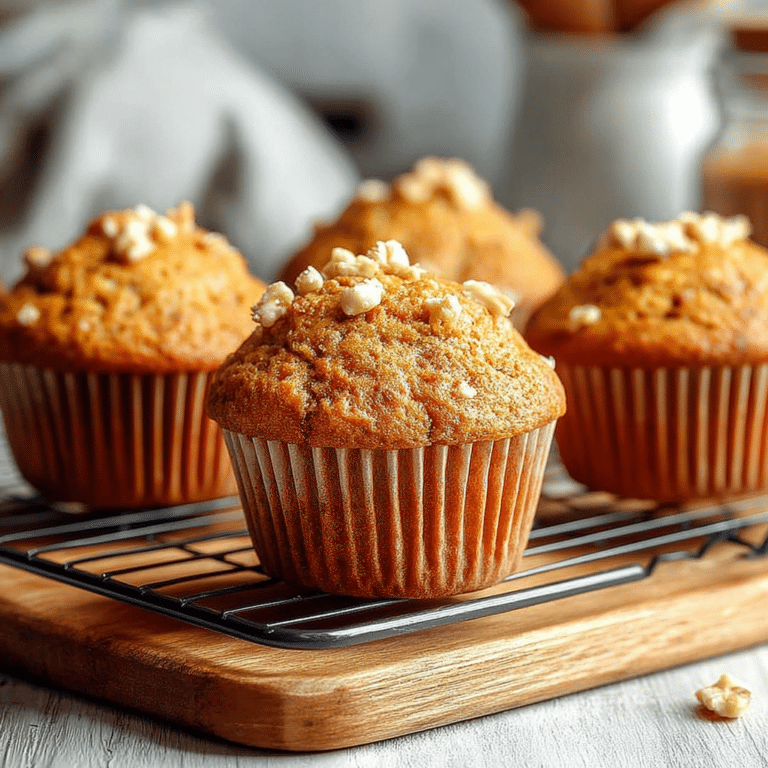 Delicious Carrot Spice Flaxseed Muffins