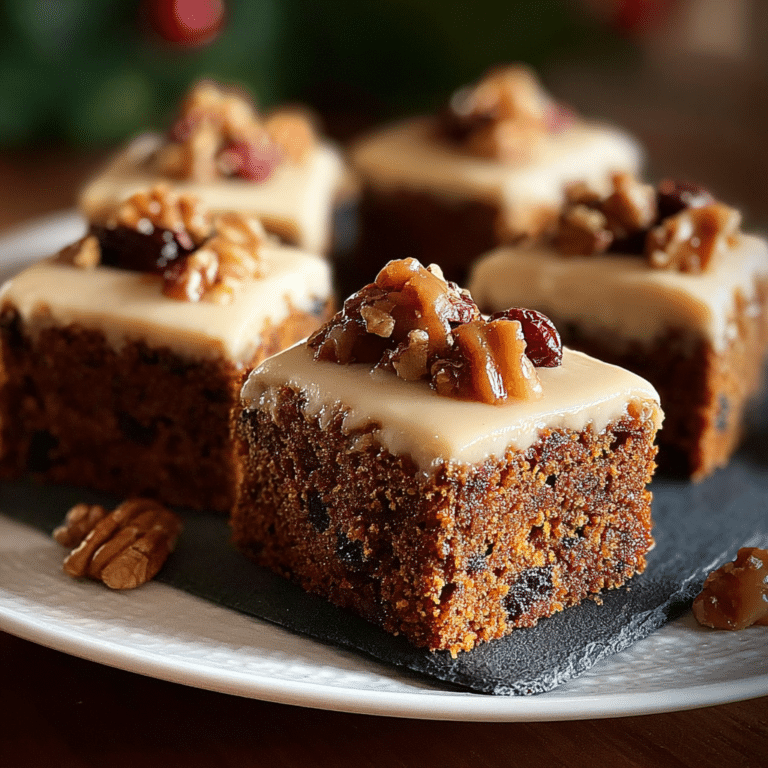 Easy Christmas Cake Traybake