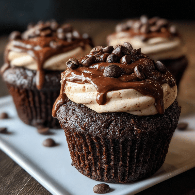 Espresso Brownie Cupcakes