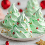 Festive Meringue Christmas Trees
