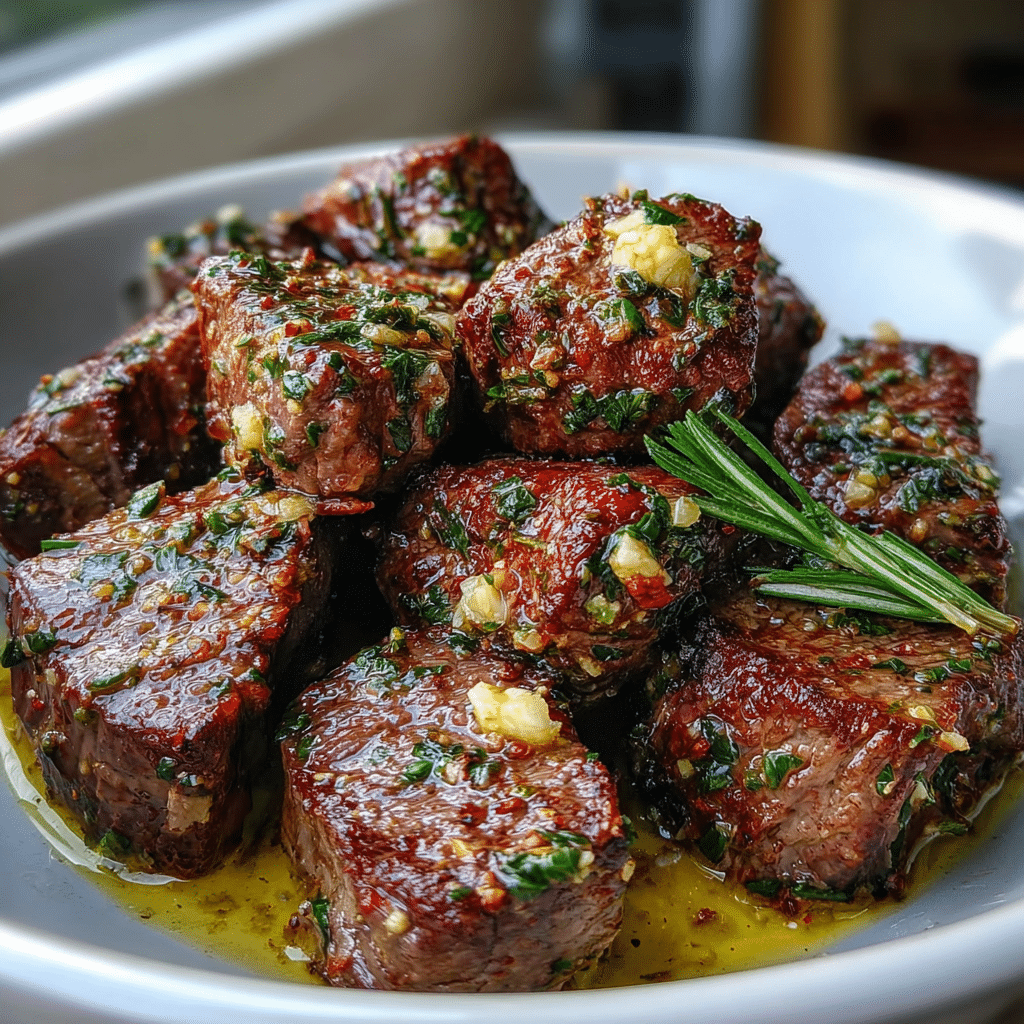 Garlic Butter Steak Bites