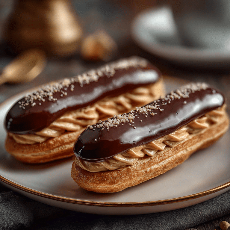 Mocha Éclairs