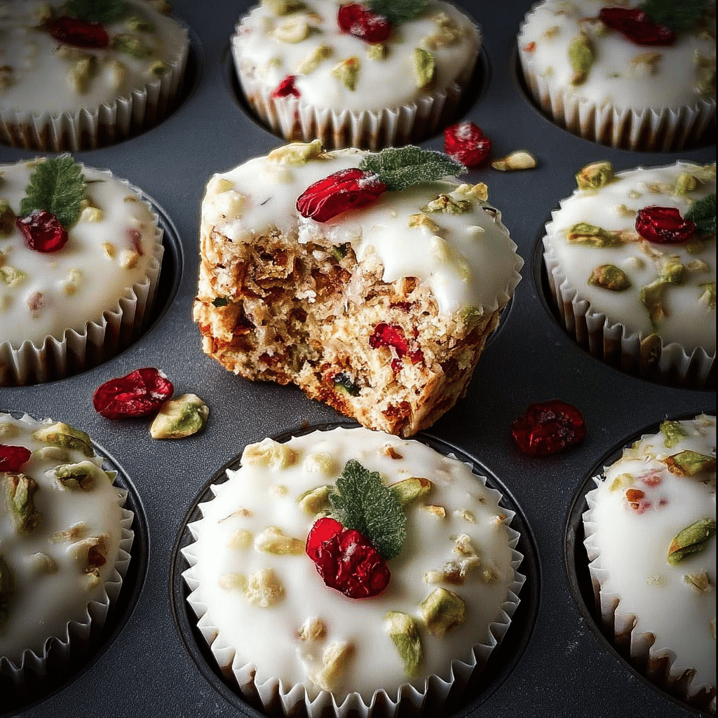 Muffin Pan White Christmas Crackles
