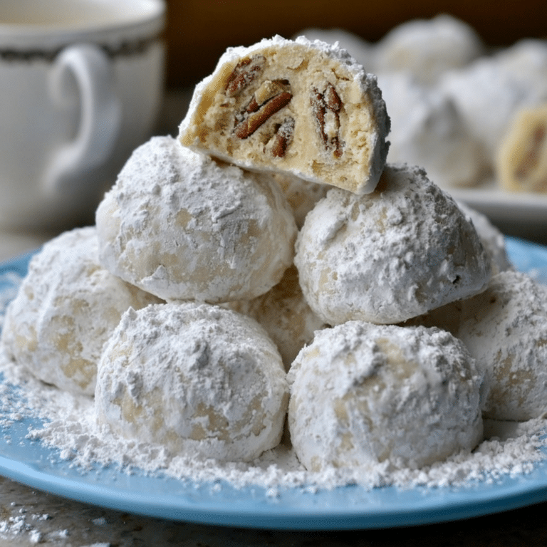 Pecan Snowball Cookies