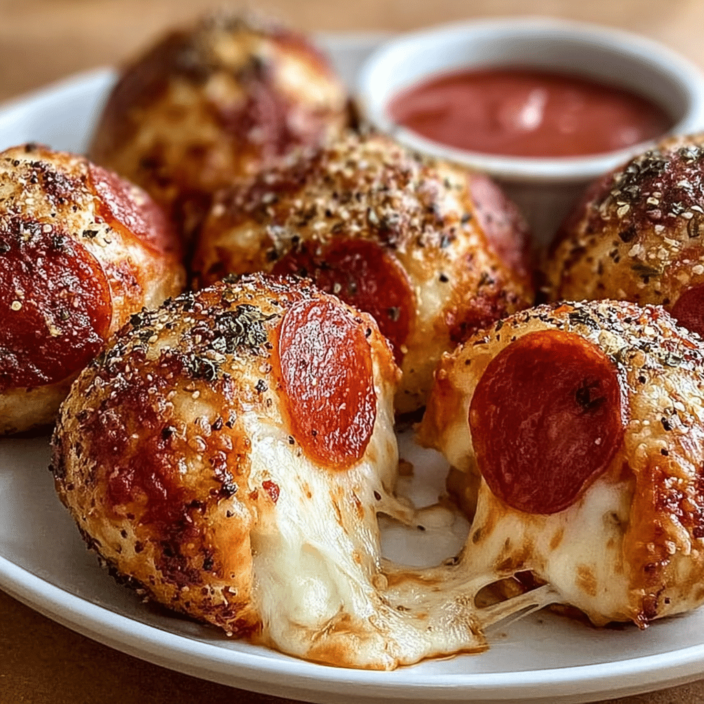 Pepperoni Pizza Bombs Recipe