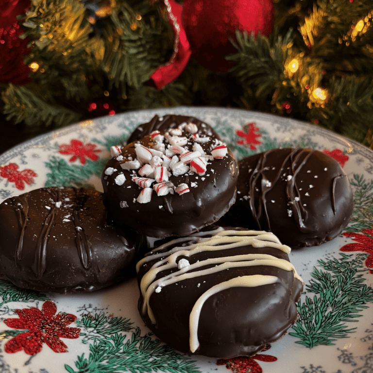 Quick Christmas Peppermint Creams