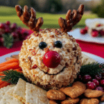 Reindeer Cheese Ball (Christmas Appetizer Idea)