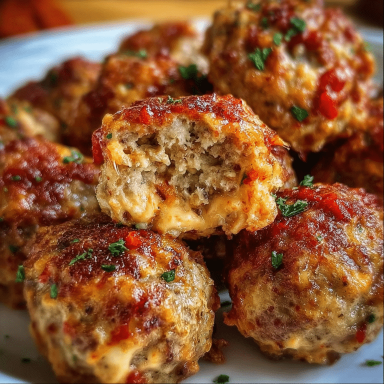 Spicy Rotel Cream Cheese Sausage Balls