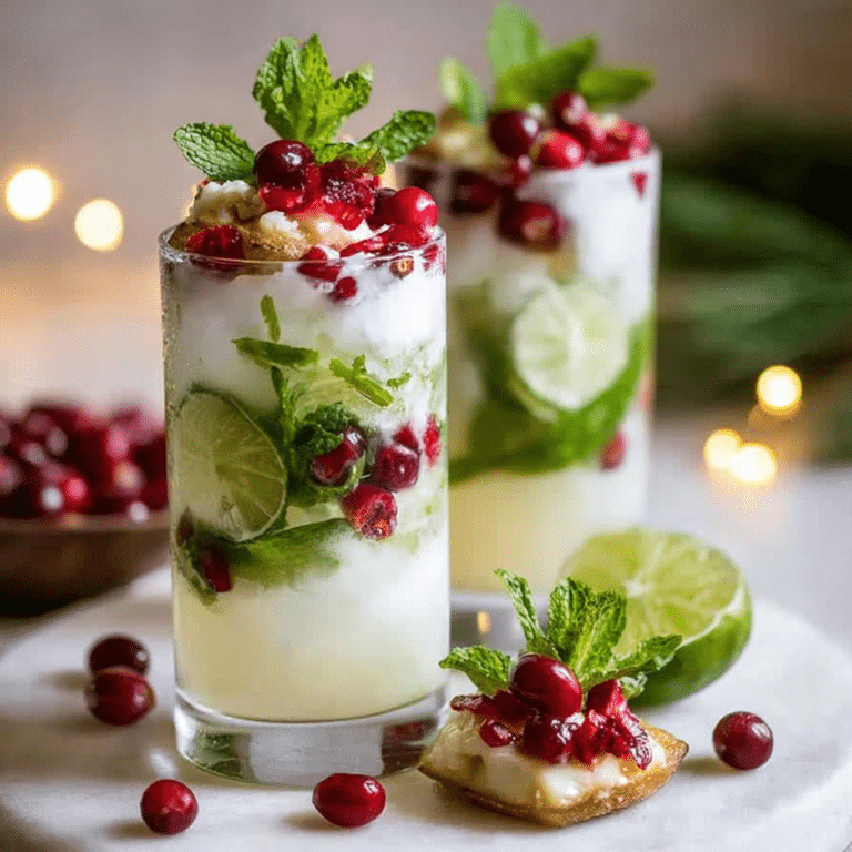 White Christmas Mojitos: Perfect Festive Cocktails