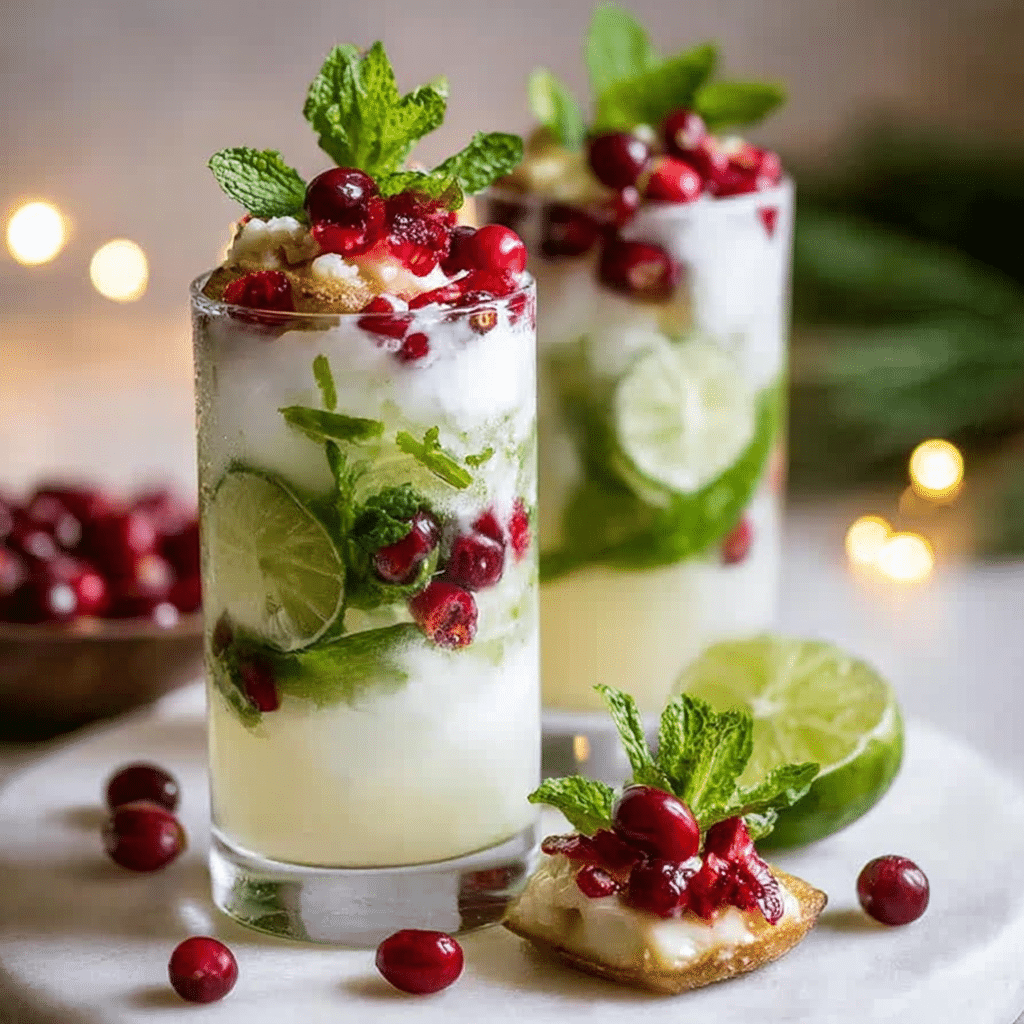 White Christmas Mojitos: Perfect Festive Cocktails