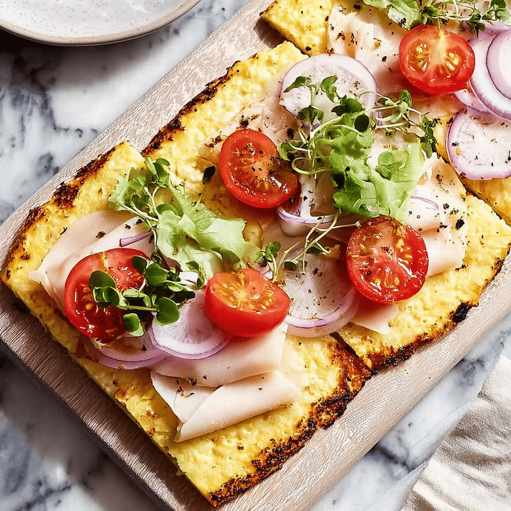 2-Ingredient Cottage Cheese Flatbread