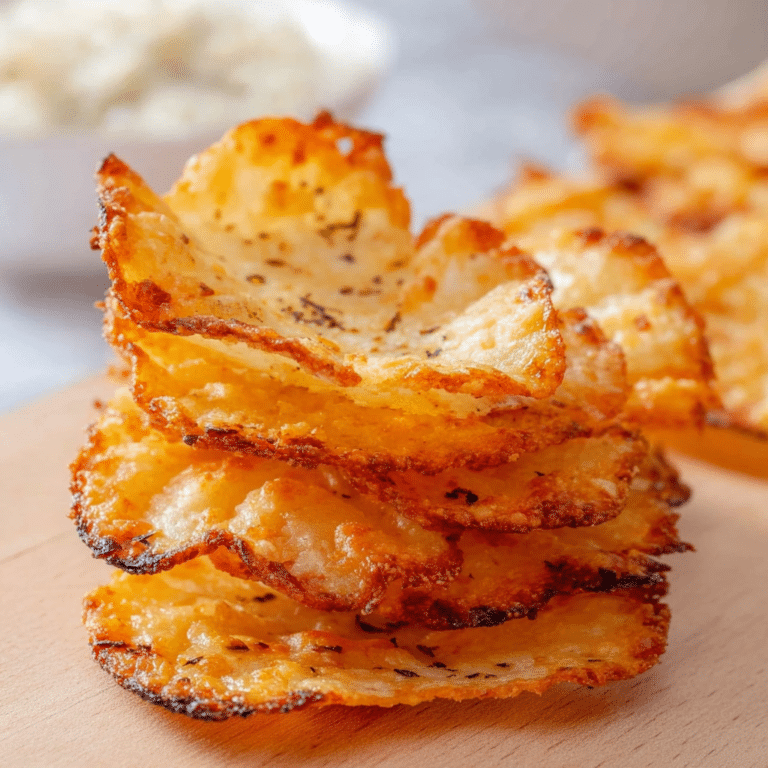 Crispy Cottage Cheese Chips