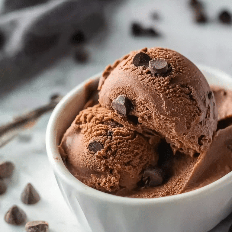 Easy Chocolate Cottage Cheese Ice Cream