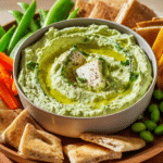 Green Goddess Whipped Feta Dip
