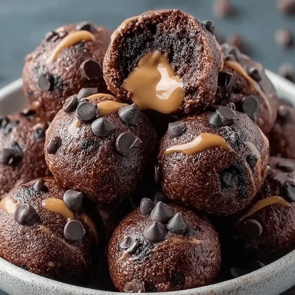 No-Bake Cottage Cheese Brownie Batter Protein Bites