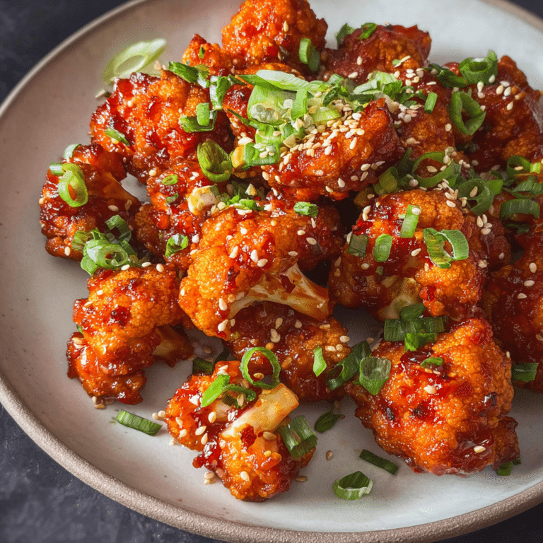 Spicy Korean Cauliflower Wings