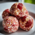 Strawberry Cheesecake Protein Balls