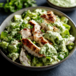 The BEST Green Goddess Chicken Salad