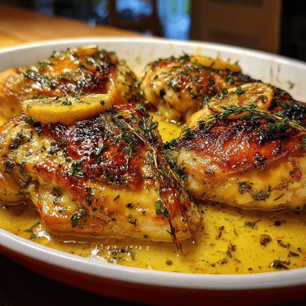 Baked Lemon Butter Chicken