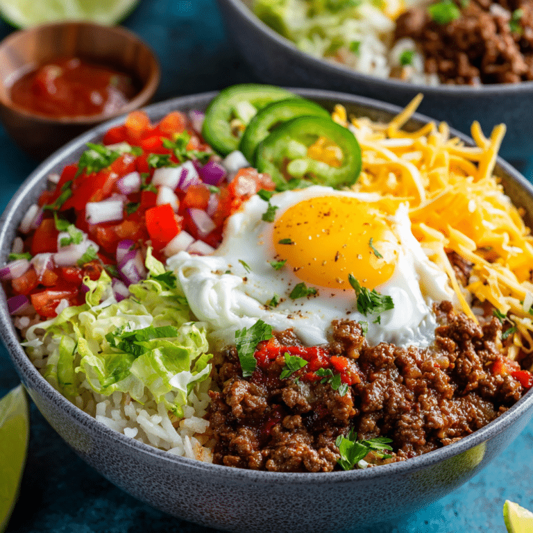 Beef Taco Bowls