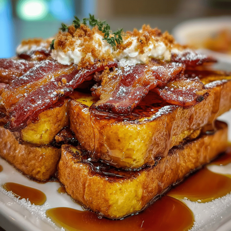 Bourbon Maple Bacon French Toast