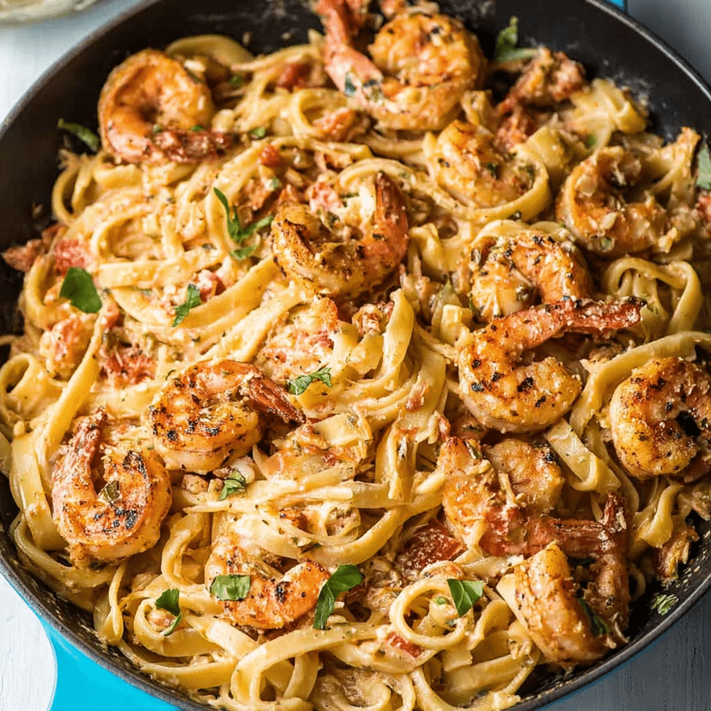 Cajun Shrimp and Crab Pasta