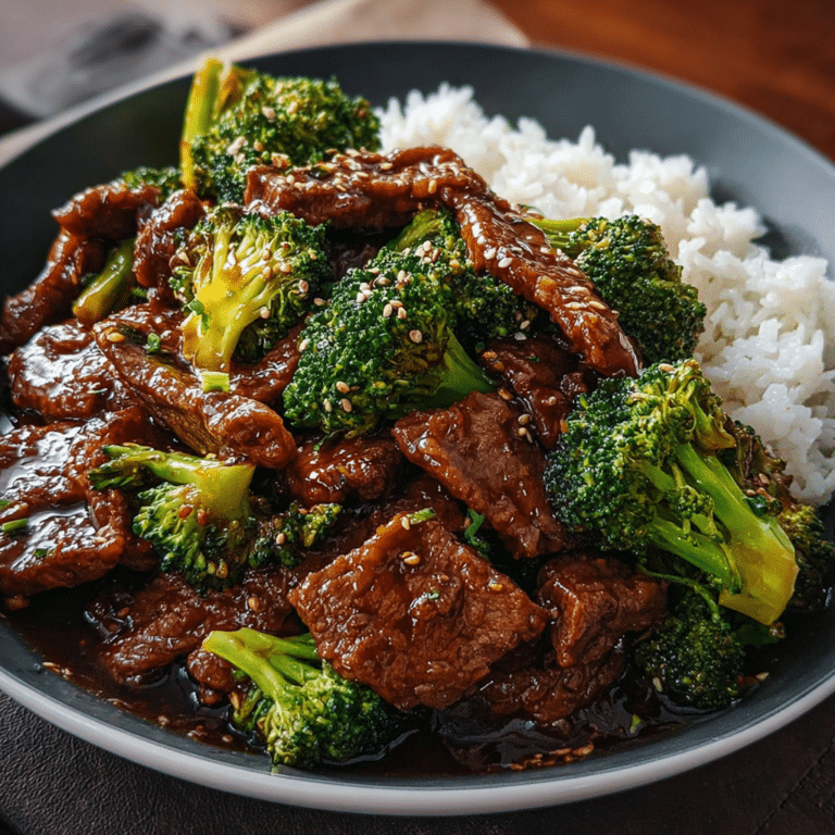 Chinese Beef and Broccoli